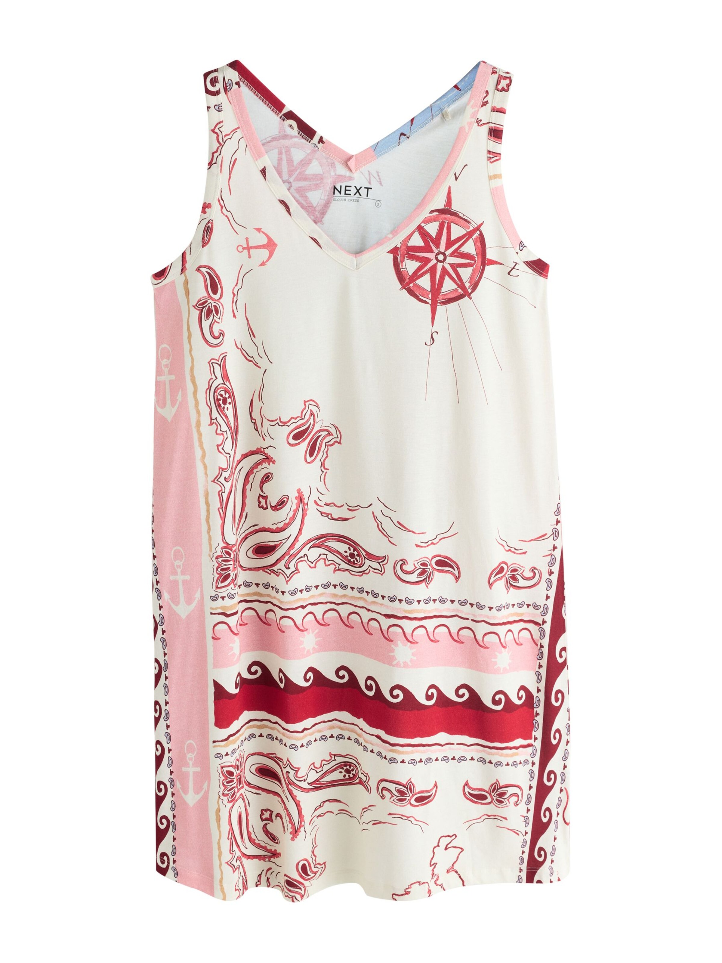 rožinė Next Paplūdimio suknelė: priekis