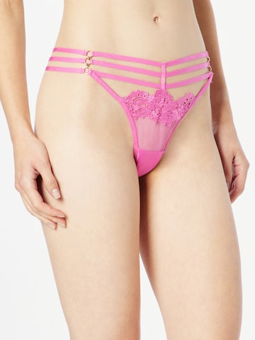 Hunkemöller String bugyik - rózsaszín: elől