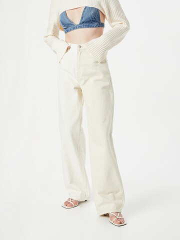 Dr. Denim - Pierna ancha Vaquero 'Donna' en blanco: frente