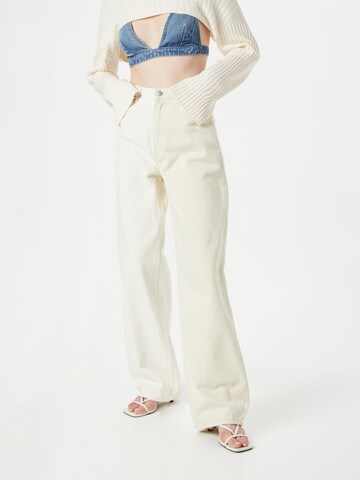 Dr. Denim Wide leg Jeans 'Donna' in White: front