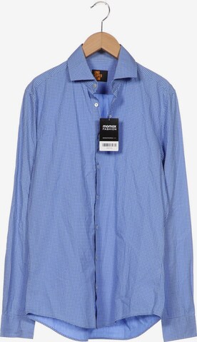 SEIDENSTICKER Button Up Shirt in S in Blue: front