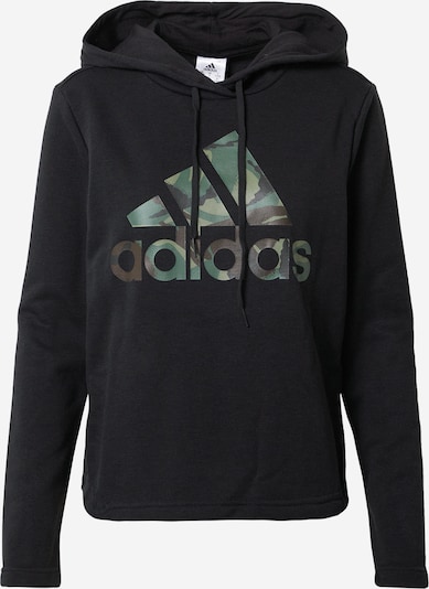 ADIDAS PERFORMANCE Sportsweatshirt in braun / dunkelgrau / khaki / schwarz, Produktansicht