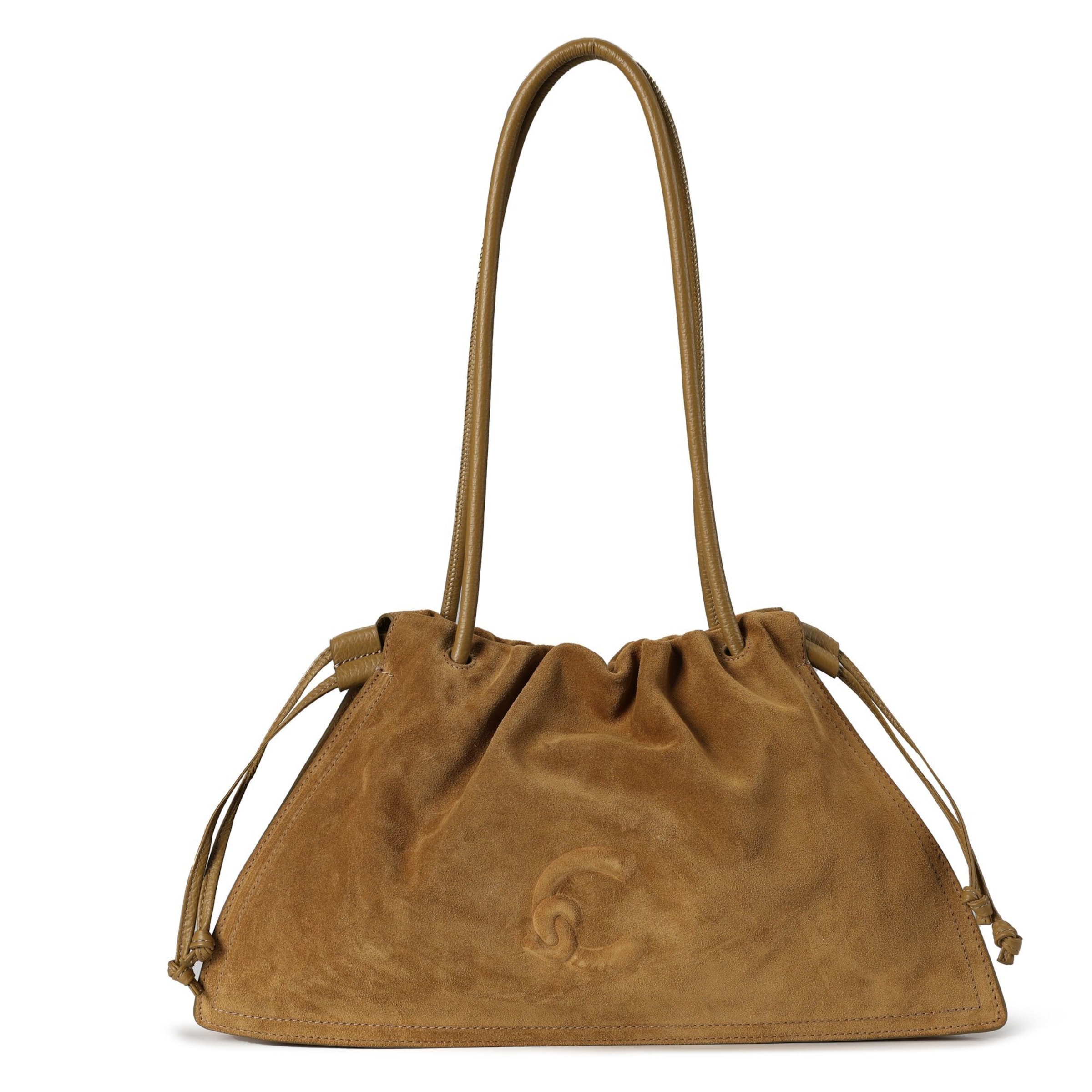 Coccinelle Schultertasche 'Dulse' in Grün: Vorderseite