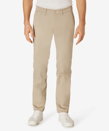 PIONEER Regular Chino Pants in Beige: front