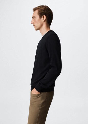 MANGO MAN Pullover 'Willy' in Schwarz