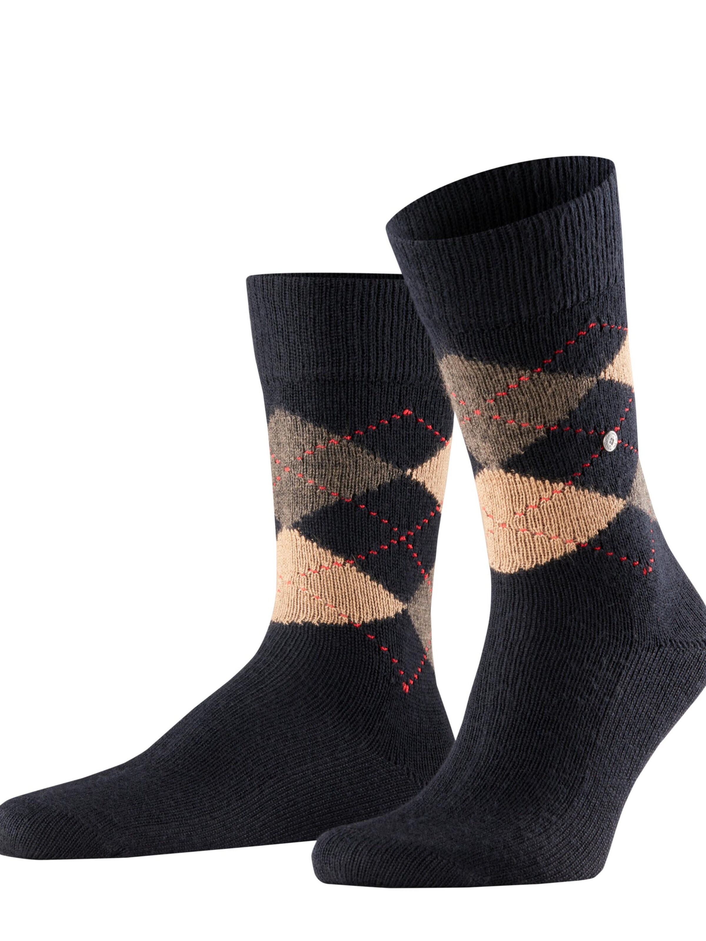 BURLINGTON Socks 'Preston' in Black: front