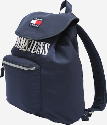 Tommy Jeans Rugzak in Blauw: voorkant