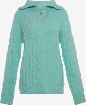 Pull-over aleva en vert : devant