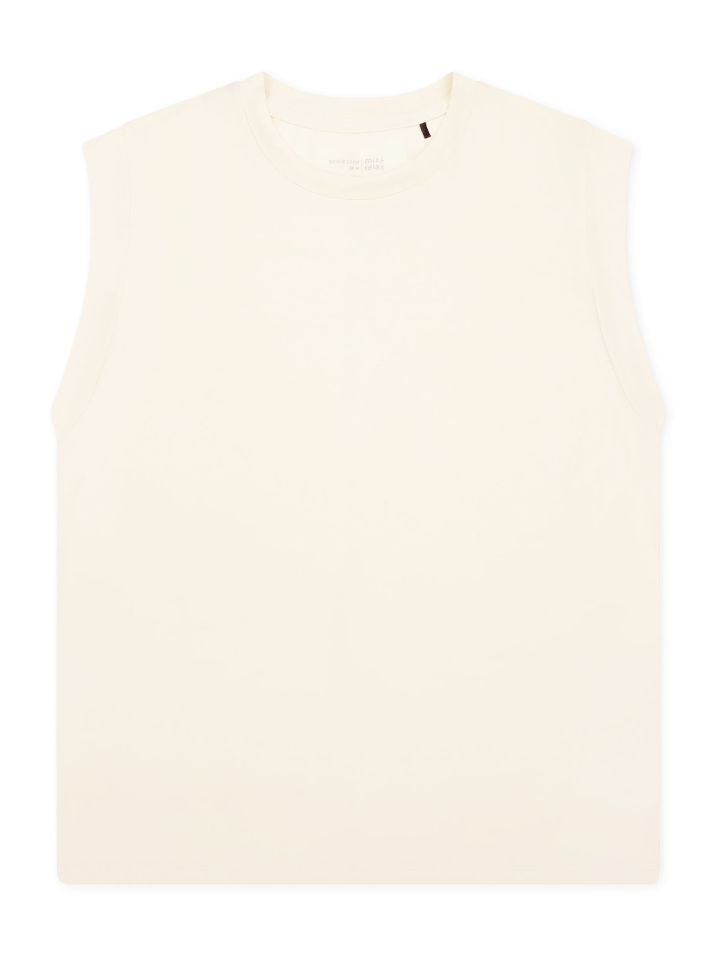 Chemise de nuit 'Mix & Relax' SCHIESSER en blanc : devant