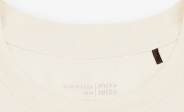 Chemise de nuit 'Mix & Relax' SCHIESSER en blanc : devant