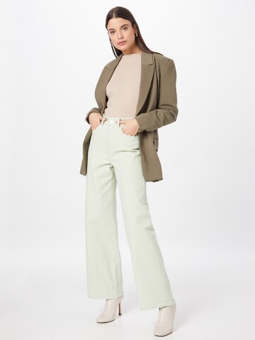 ONLY Wide leg Jeans 'HOPE' in Green