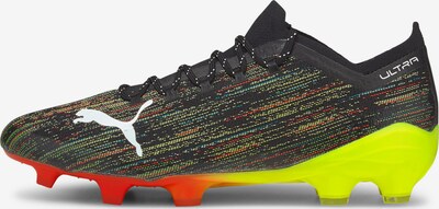 PUMA Chaussure de foot en jaune fluo / rose néon / noir / blanc, Vue avec produit