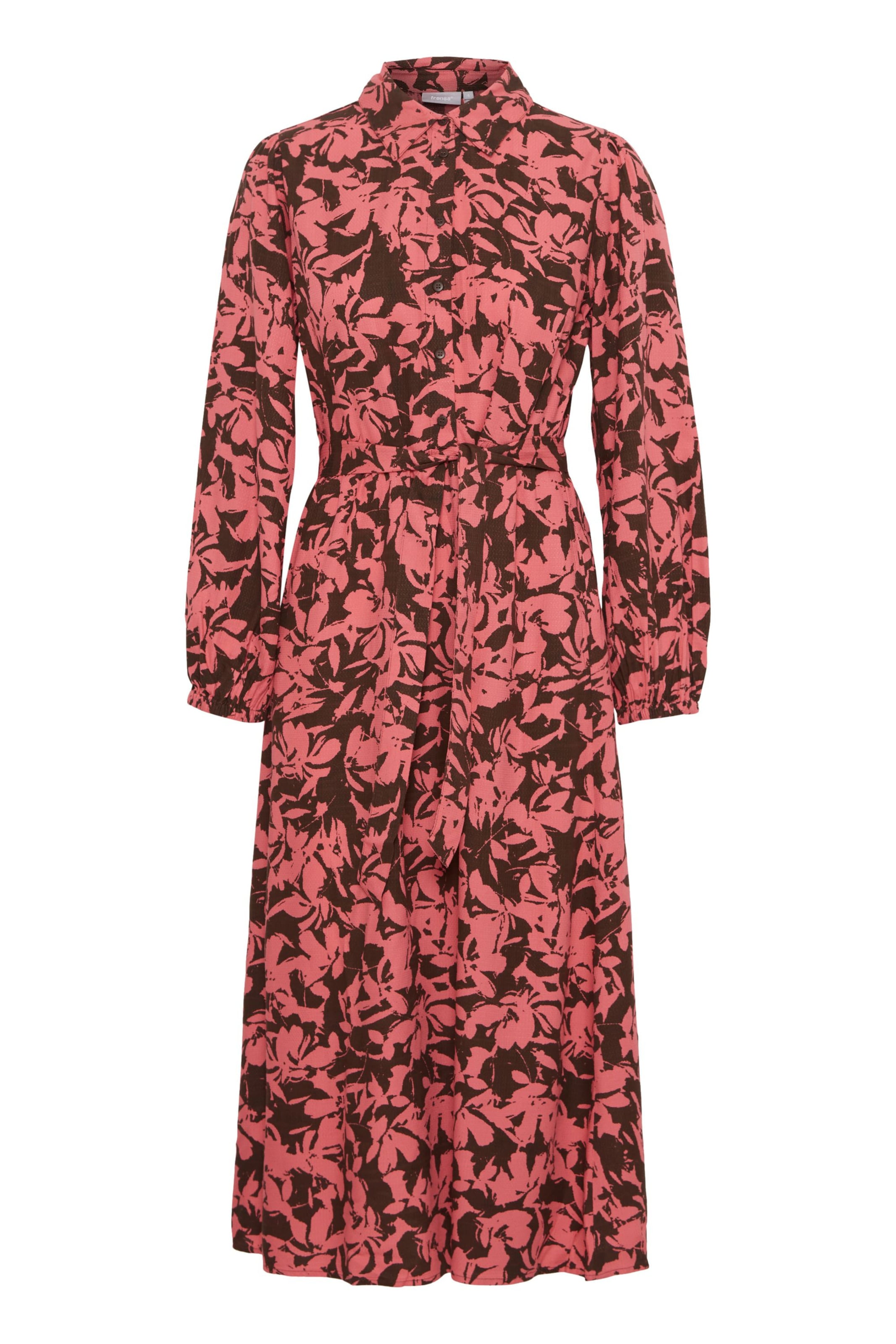 Fransa Blusenkleid 'Cina Dr 1' in Pink: Vorderseite