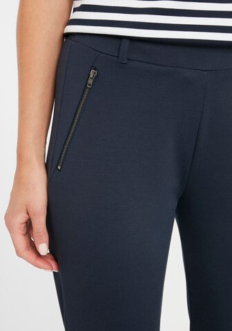 ICHI - Tapered Pantalón 'KATE' en azul