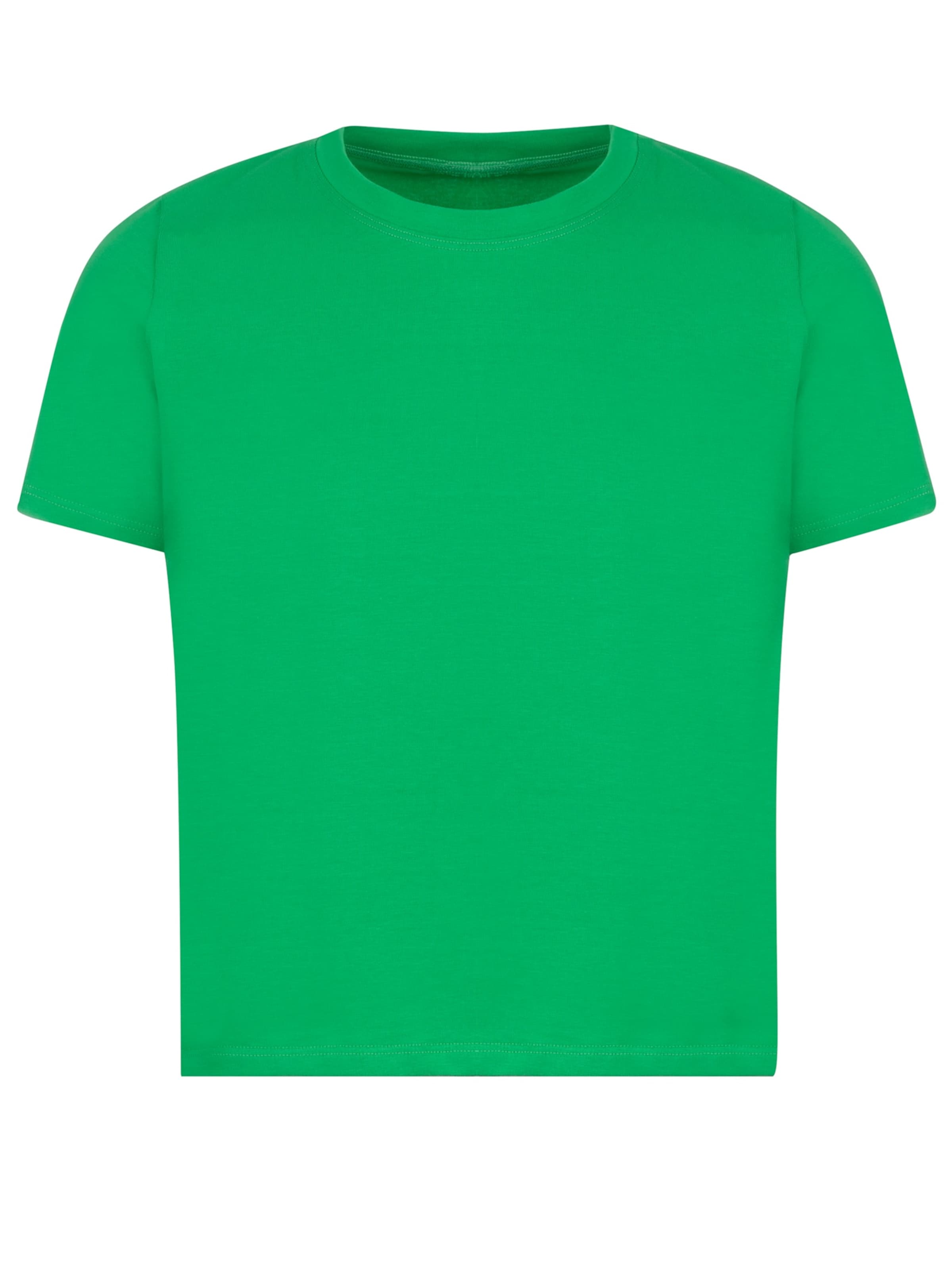 Evoni Shirt 'kurz' in Green: front