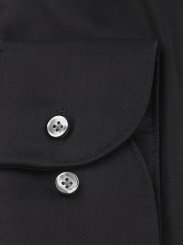 Profuomo Slim Fit Hemd‌‌‌‌ in Schwarz