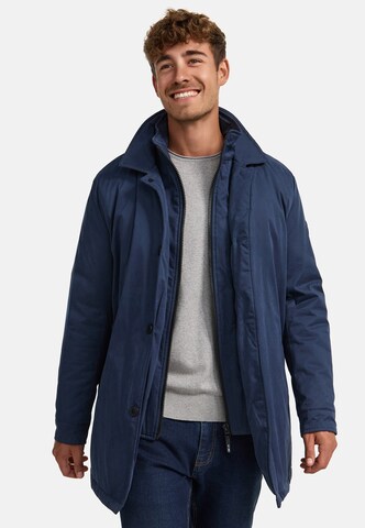 INDICODE JEANS Winter jacket ' Oklaho ' in Blue: front
