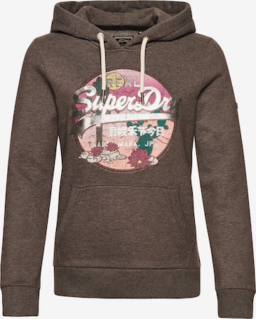 Superdry Sweatshirt in Braun: predná strana