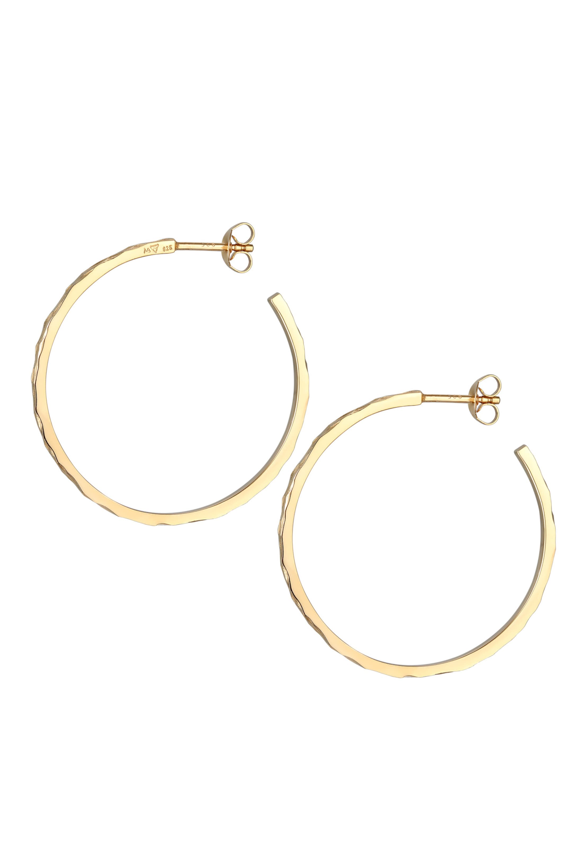 ELLI Σκουλαρίκια 'Kreis' σε χρυσό: μπροστά