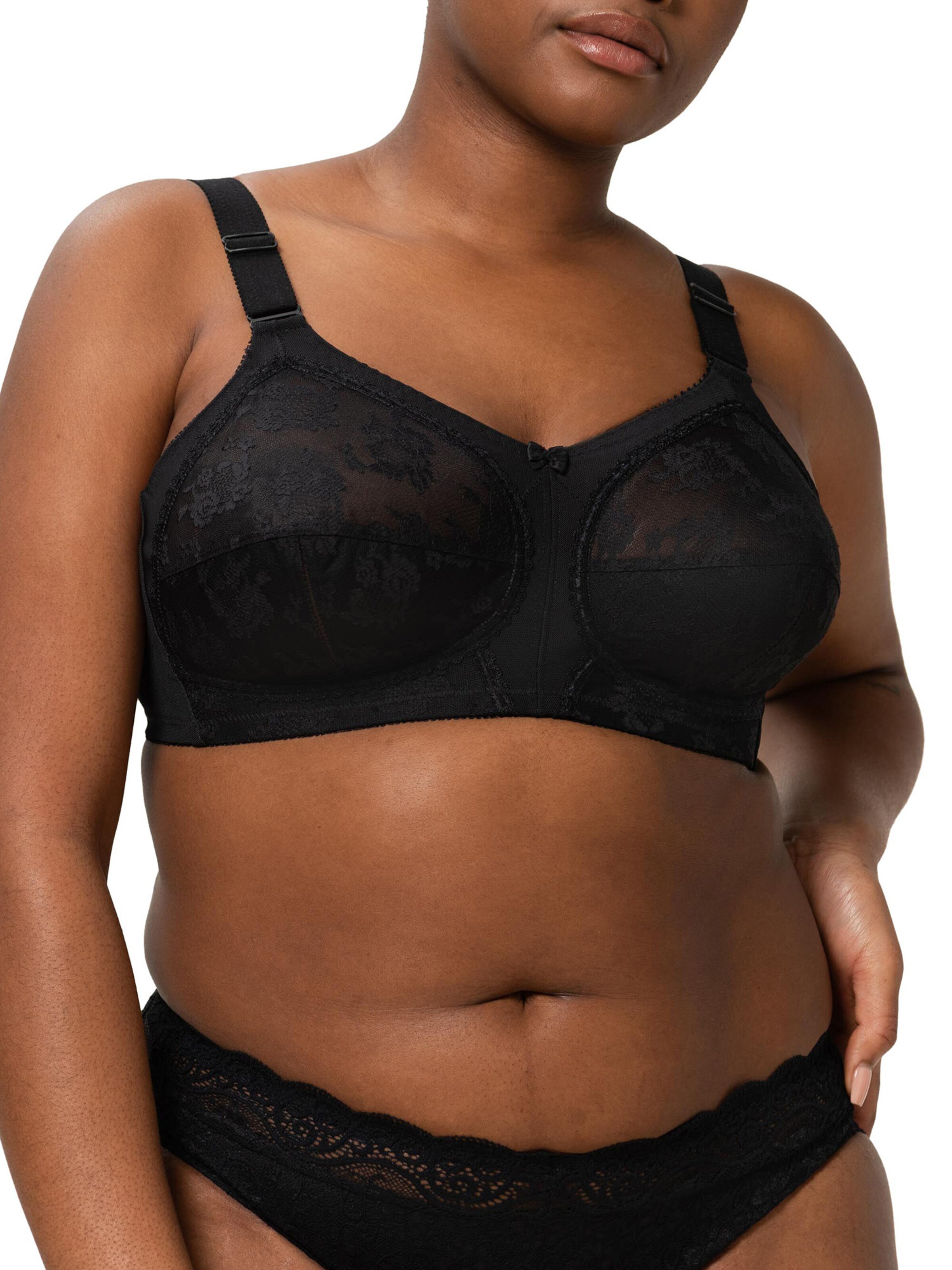 TRIUMPH Bügelloser BH ' Doreen ' in Schwarz: Vorderseite