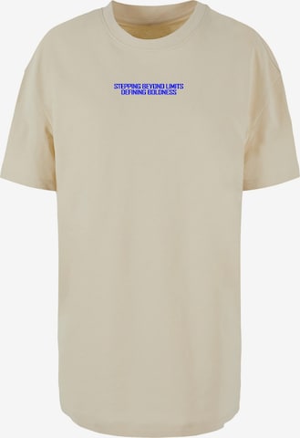 Merchcode T-Shirt 'Bold' in Beige: Vorderseite