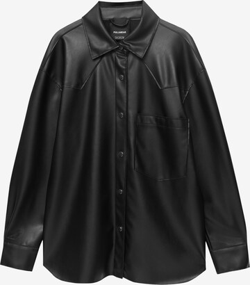 Pull&Bear Bluse in Schwarz: predná strana