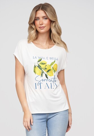 T-shirt Cloud5ive en blanc : devant