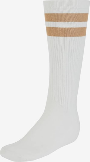 Boggi Milano Chaussettes en camel / blanc, Vue avec produit