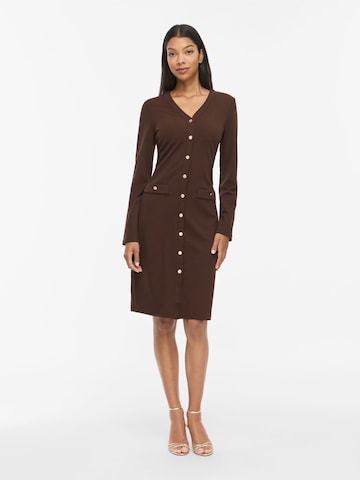 VILA Dress 'VICLARA' in Brown