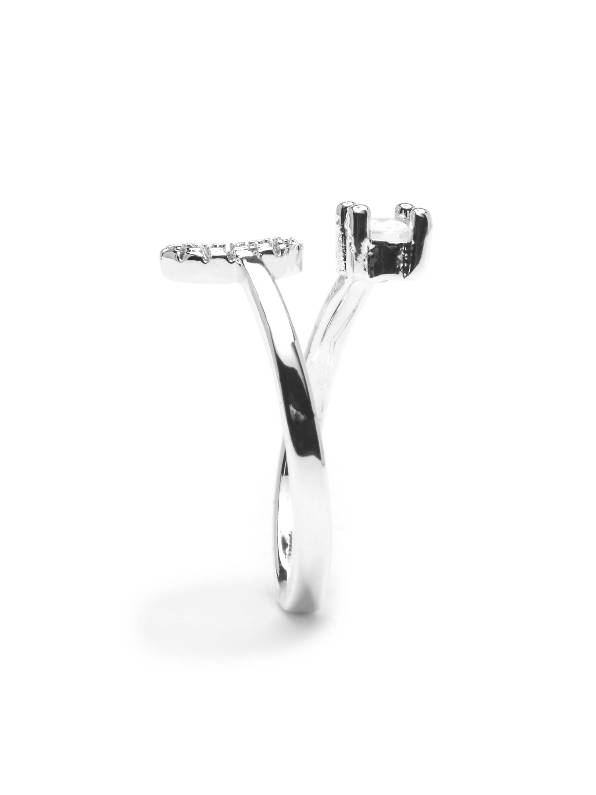 Luxenter Ring 'Alphabet C' in Silver
