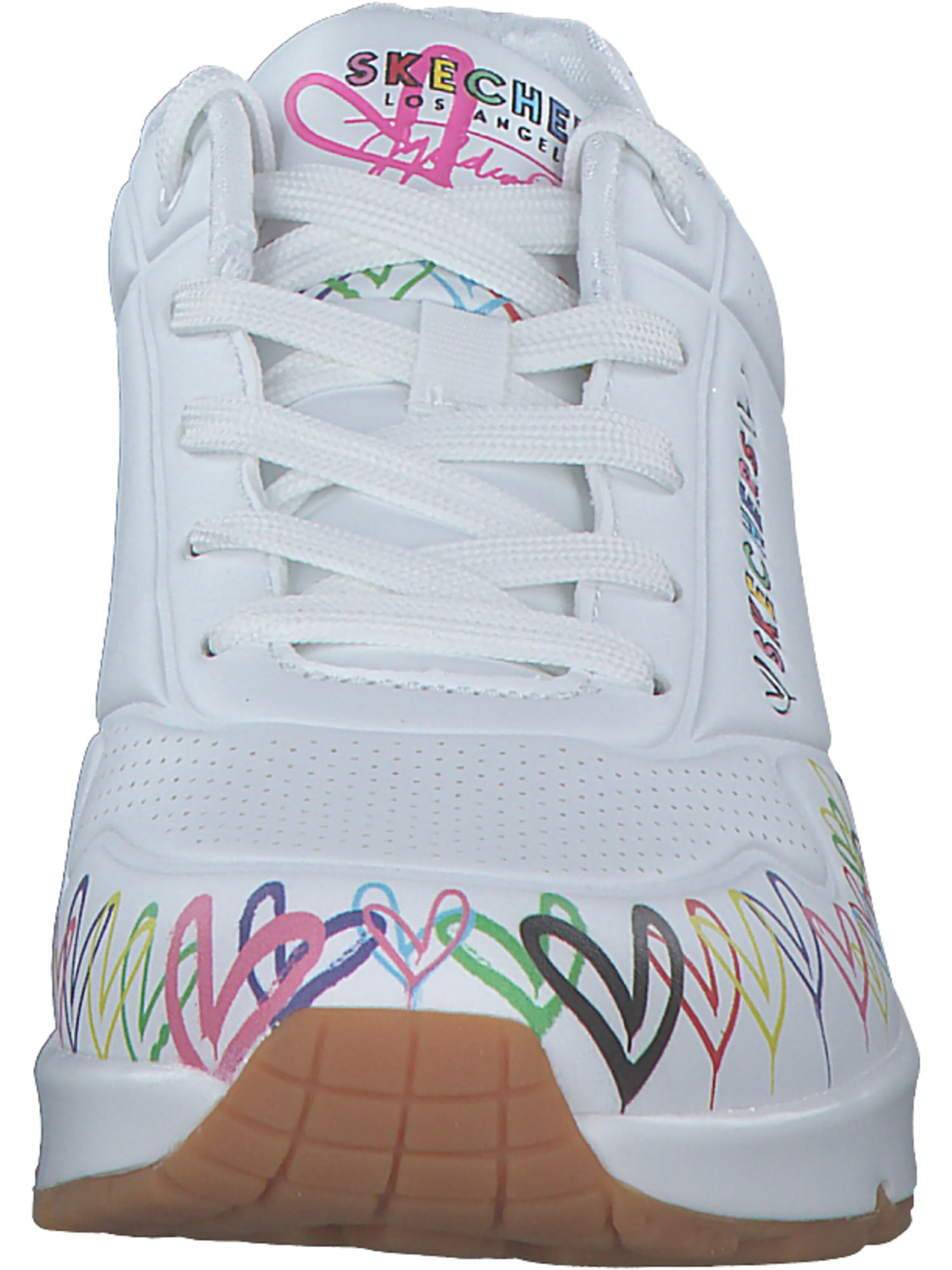 SKECHERS Sneaker 'Uno Goldcrown Collab Heart' in Weiß