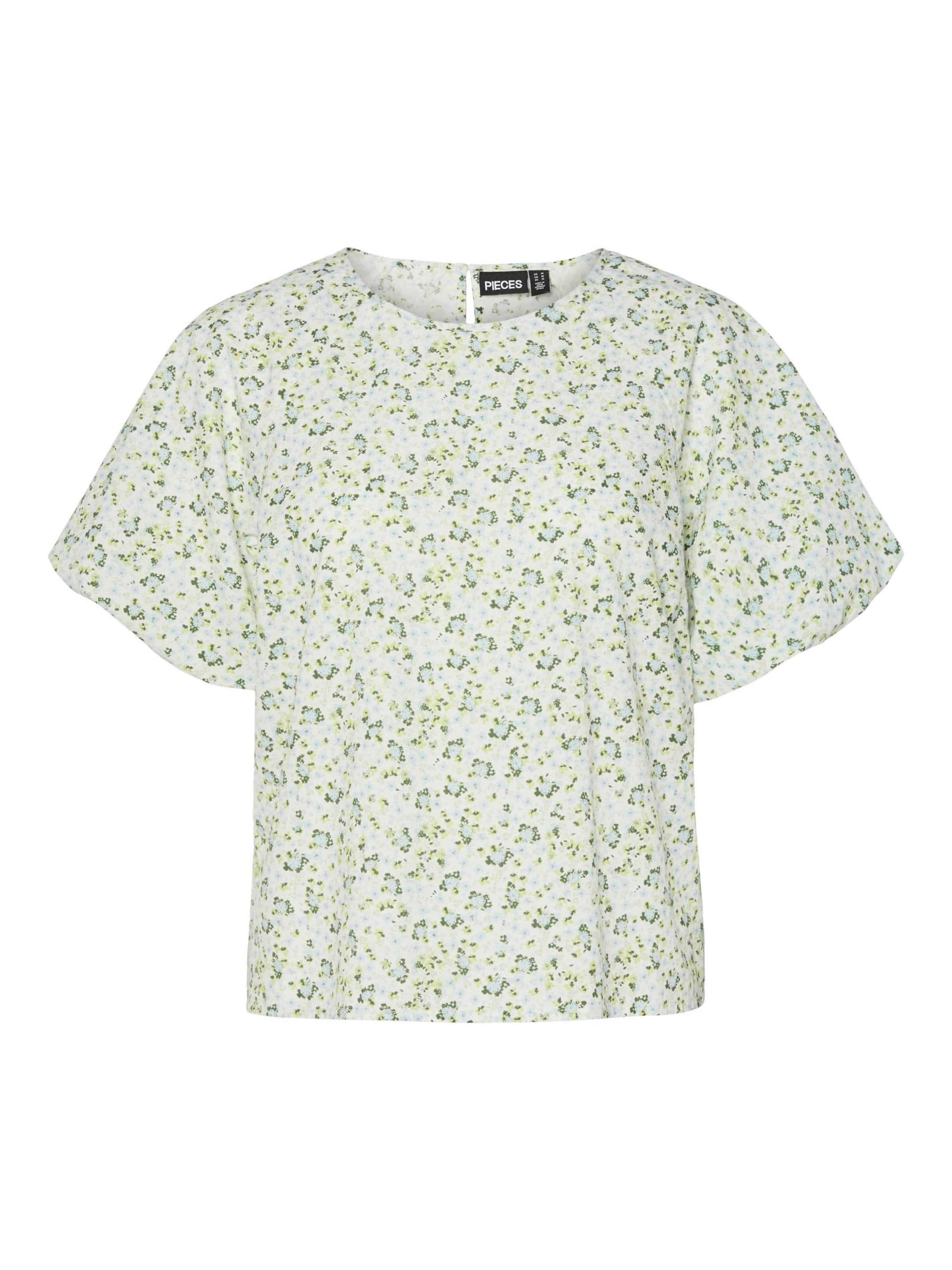PIECES Blouse 'PCFRONA' in Green: front