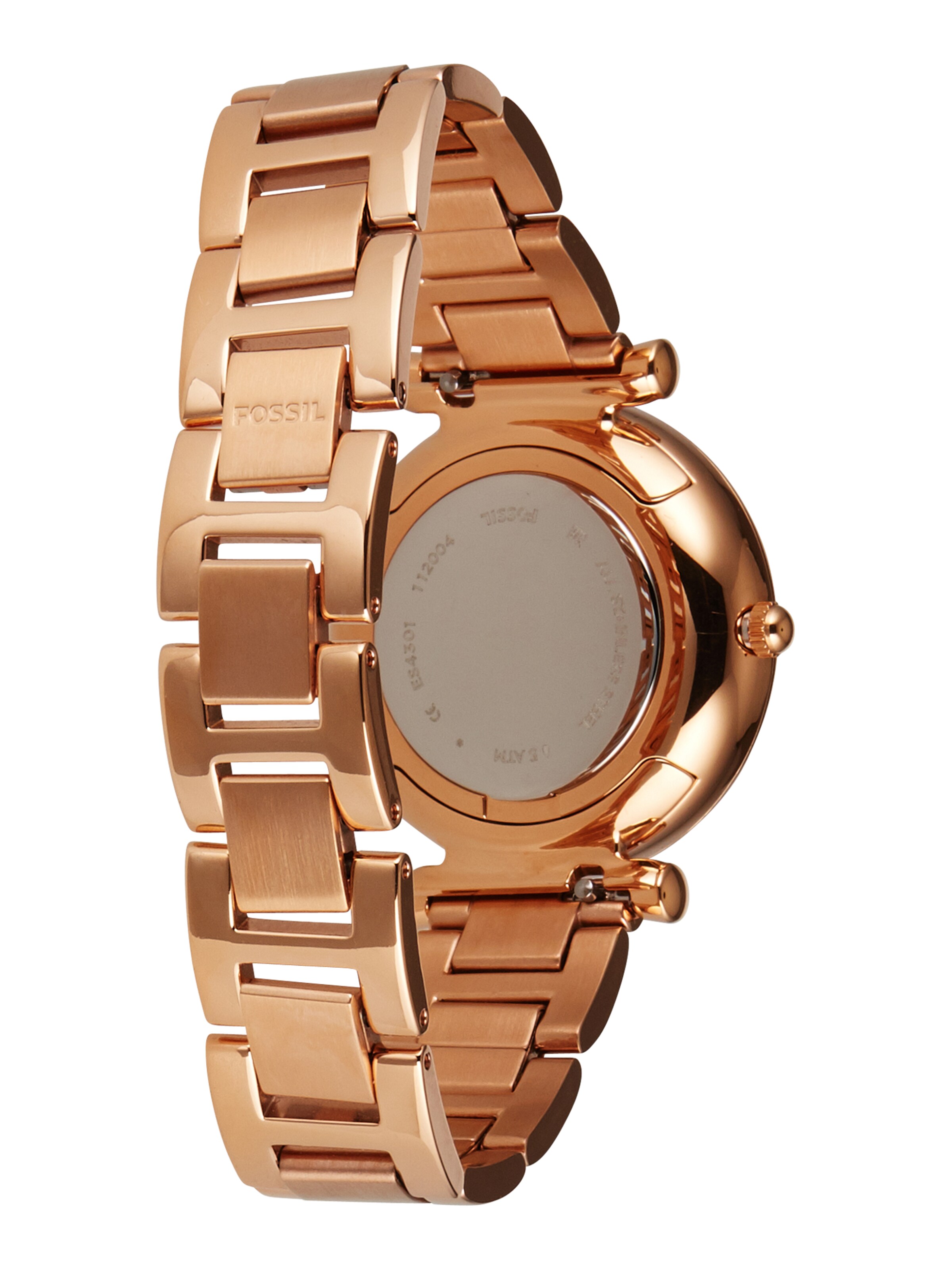 auksinė FOSSIL Analoginis (įprasto dizaino) laikrodis 'Carlie'