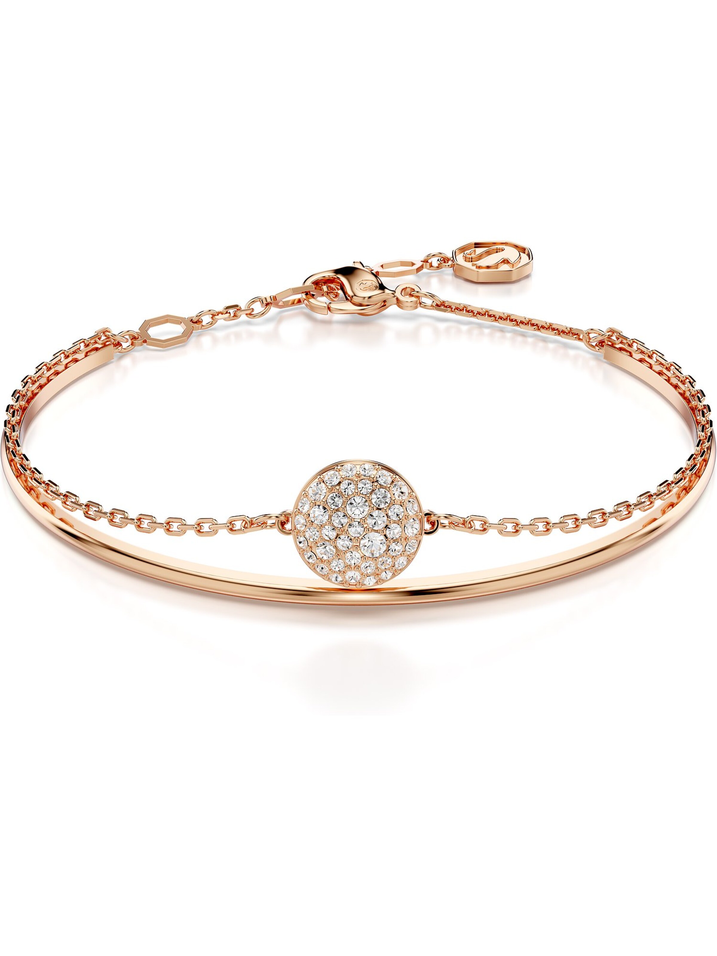 Swarovski Bracelet in Pink: front