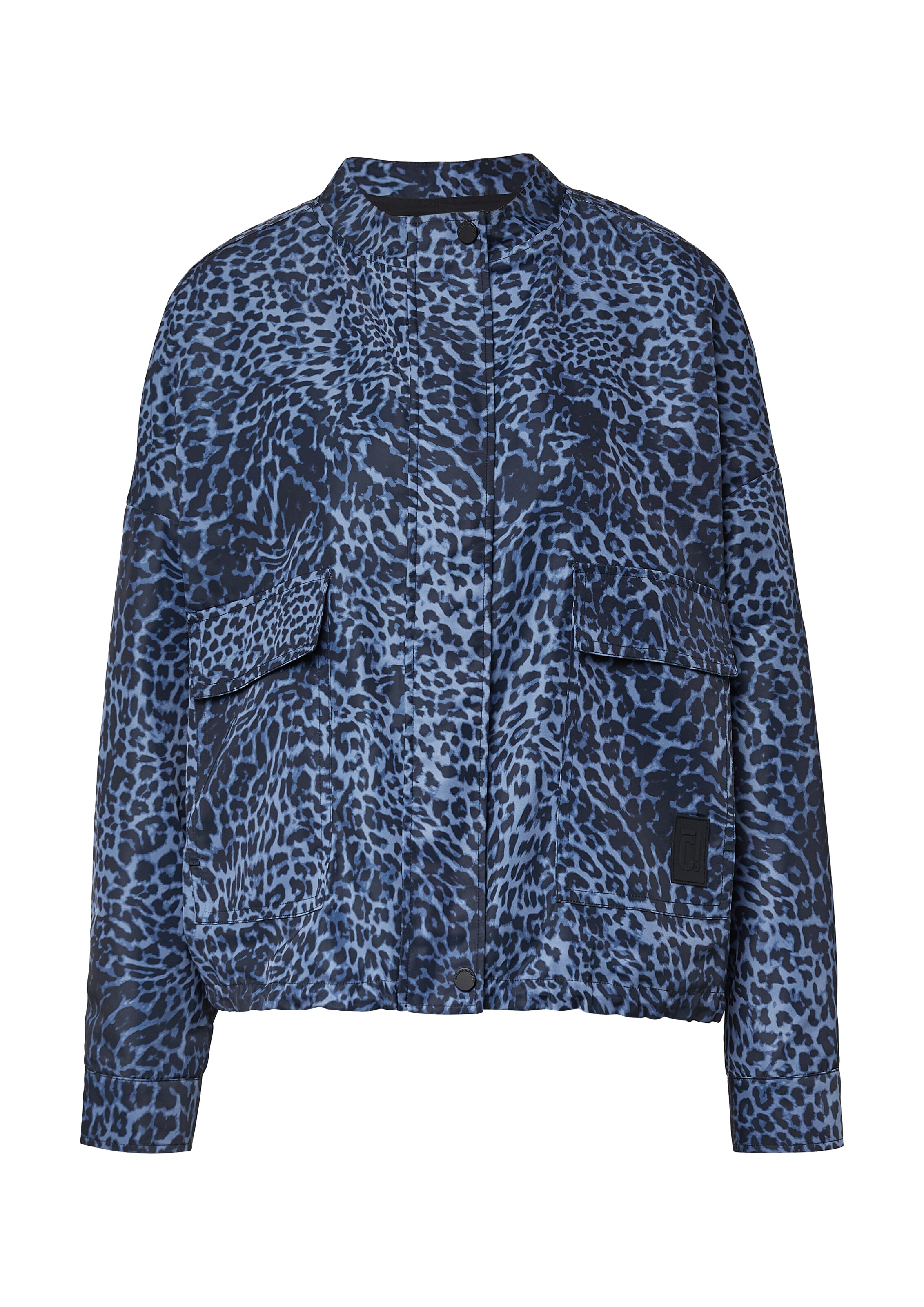 comma casual identity Tussenjas in Blauw: voorkant