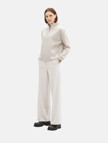 Loosefit Pantalon à plis 'Lea' TOM TAILOR en blanc