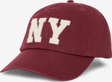 Casquette Polo Ralph Lauren en rouge : devant