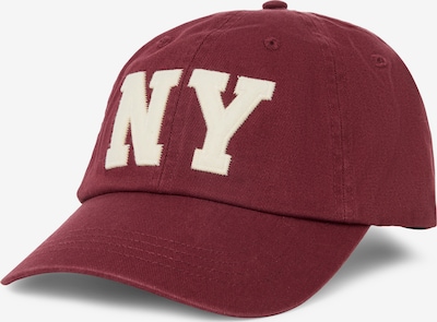 Polo Ralph Lauren Casquette en bordeaux, Vue avec produit