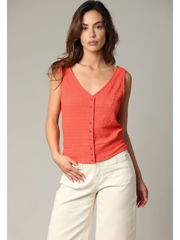 Haut 'Sima' Deeluxe en orange : devant