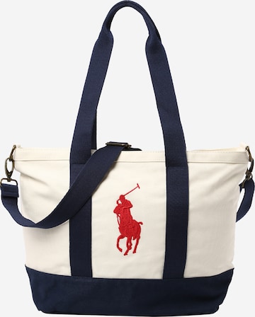 Sac Polo Ralph Lauren en beige : devant