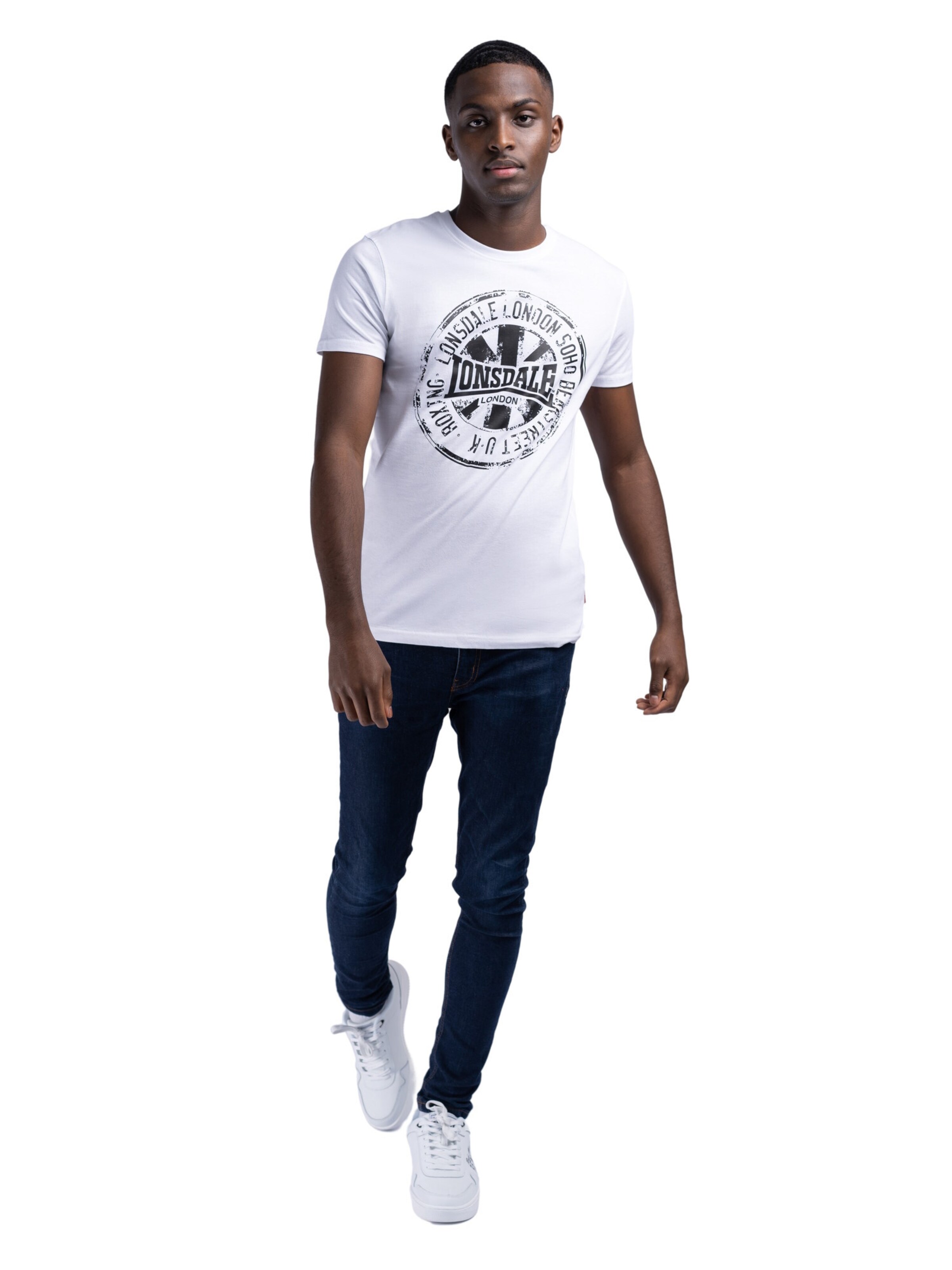 LONSDALE Tričko 'Dildawn' - Čierna