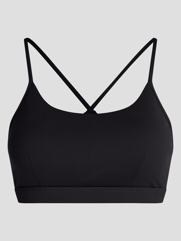 YO-GAYA Bustier Sport bh 'Ultra Bra' in Zwart: voorkant