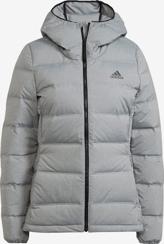 ADIDAS PERFORMANCE Outdoor Jacket 'Helionic' in Grey: front