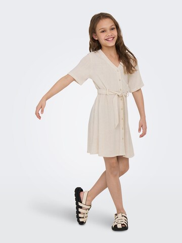 ONLY GIRLS Jurk 'KOGSiesta' in Beige