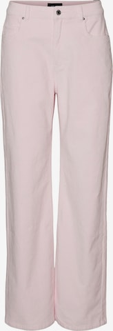 Loosefit Pantaloni 'Kithy' di VERO MODA in rosa: frontale