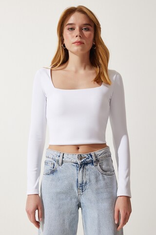 T-shirt Happiness İstanbul en blanc : devant