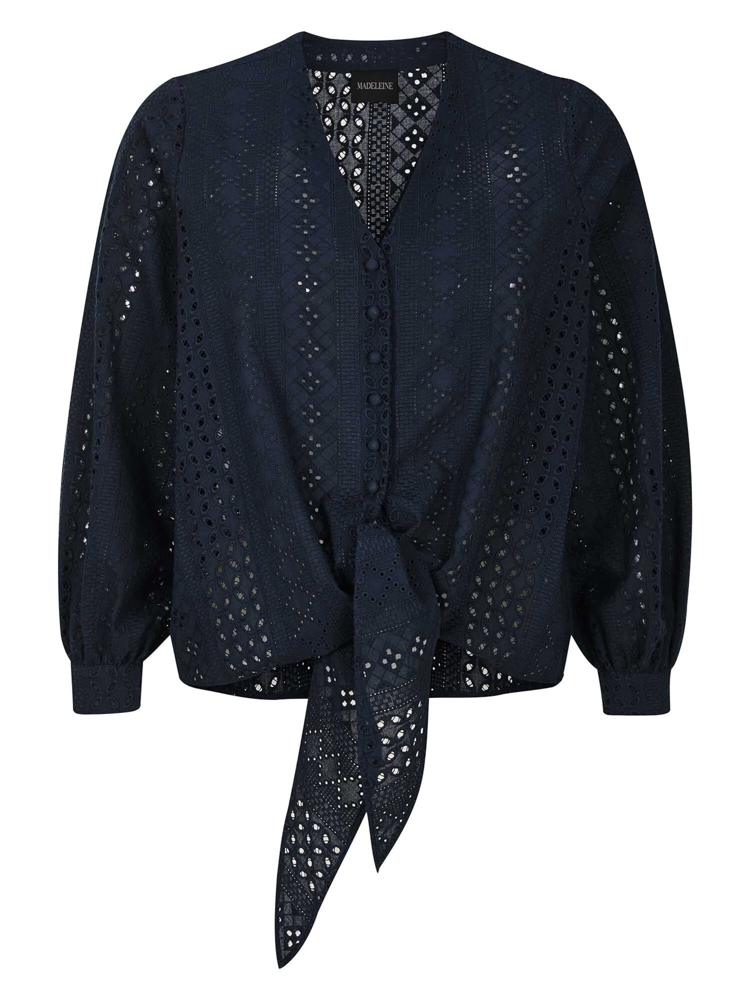 MADELEINE Blouse in Blue: front