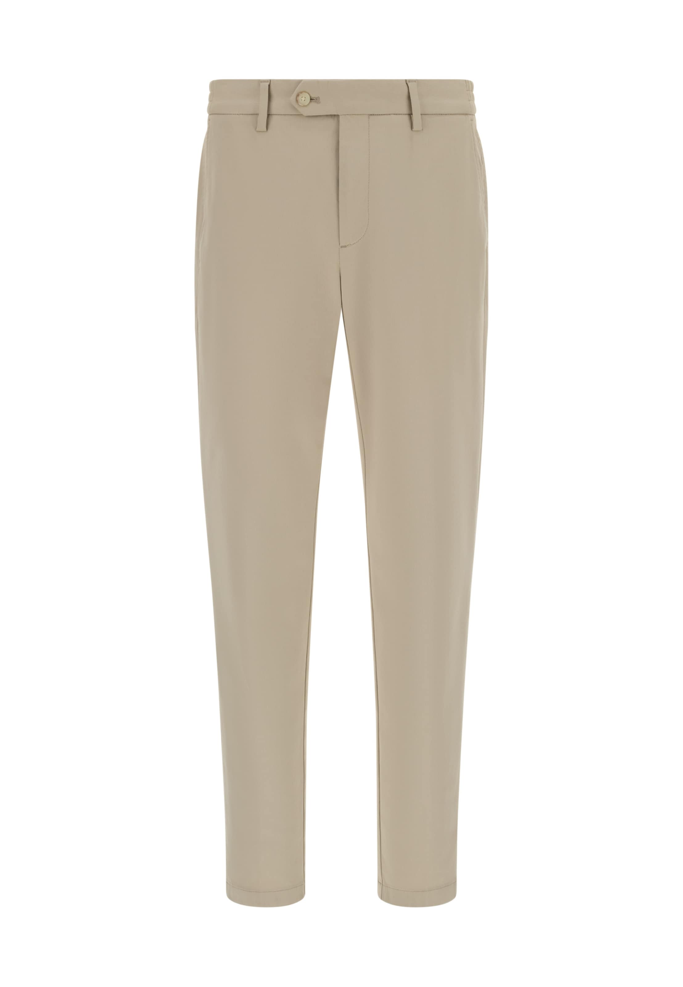Boggi MilanoSlimfit Hlače - bež boja: prednji dio