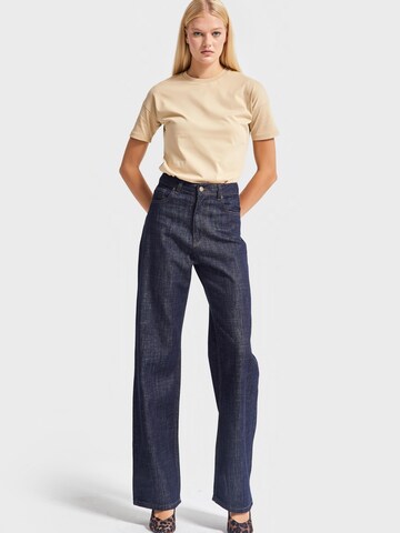 IT'S BASIC Regular Jeans 'Straight Mid Rise Jeans' in Blue