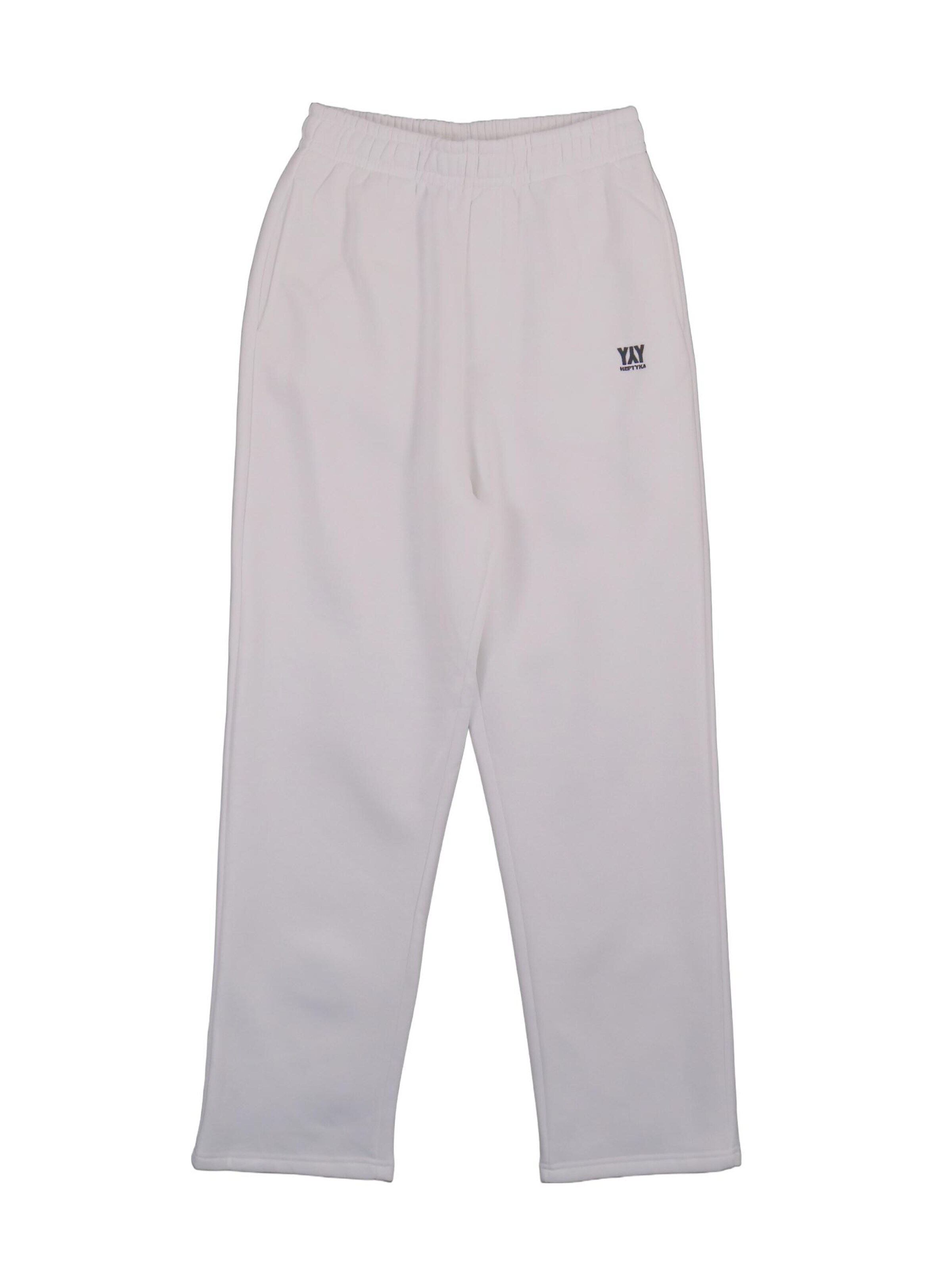 HEFTYKA Loose fit Pants in White: front